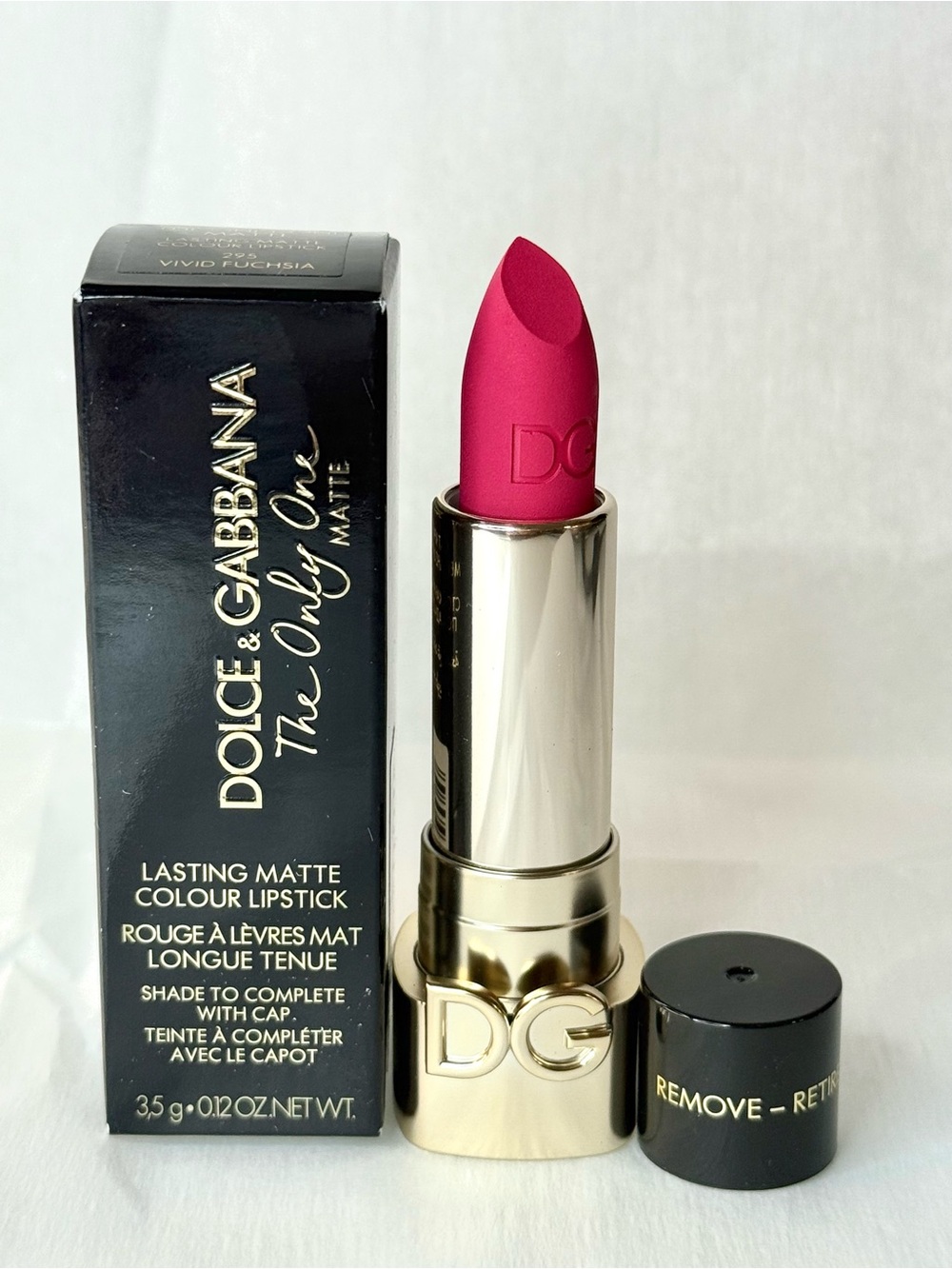 Dolce & Gabbana The Only One Matte Lipstick 520 Coral Sunrise retail $48